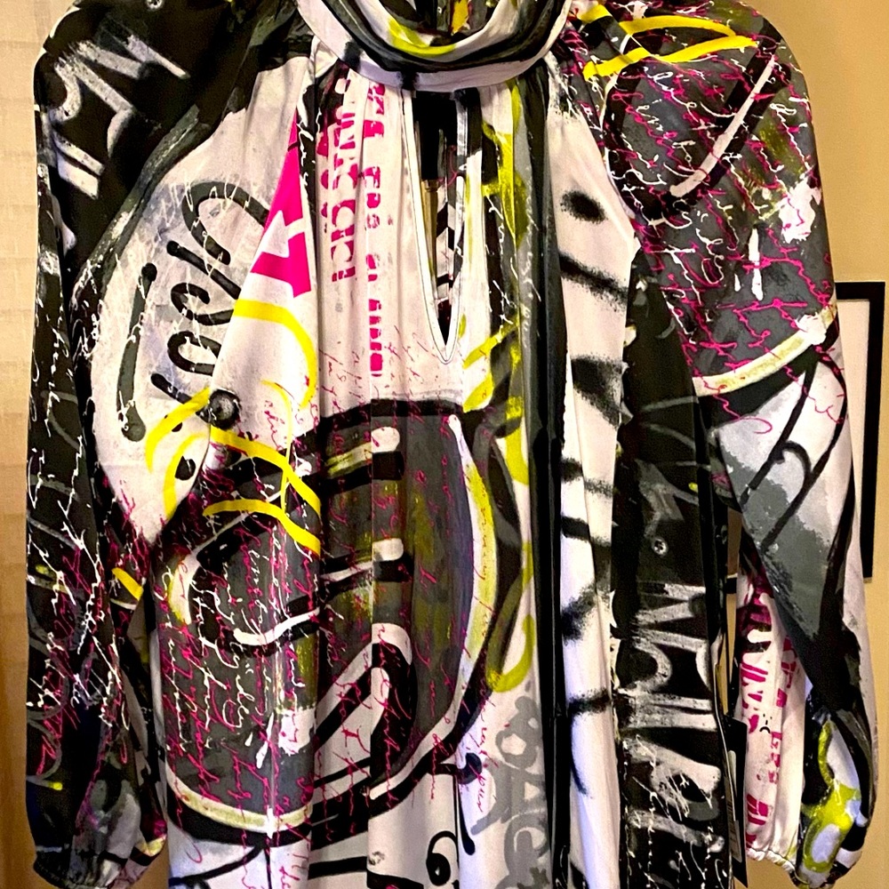 NY&Co. Graffiti Dress! *NEVER WORN!*